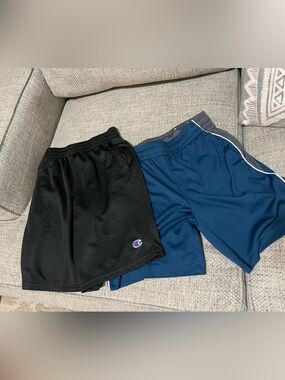 Champion Black and Navy Blue Athletic Shorts Pack